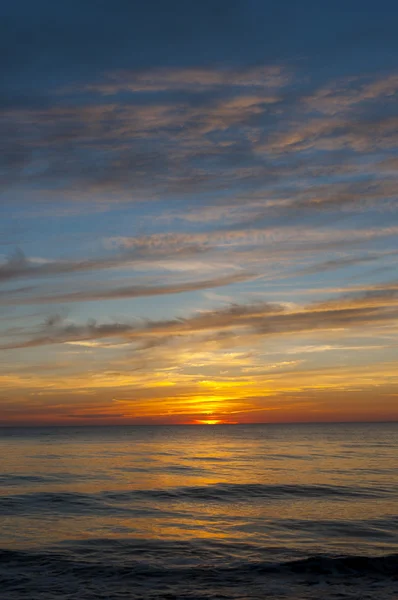 バルト海に沈む夕日 — ストック写真