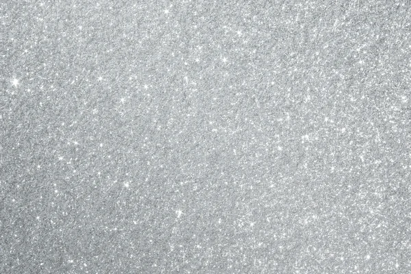 Silber glitter Hintergrund Textur — Stockfoto