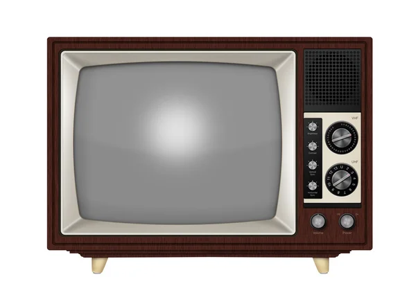 Retro televisie — Stockfoto