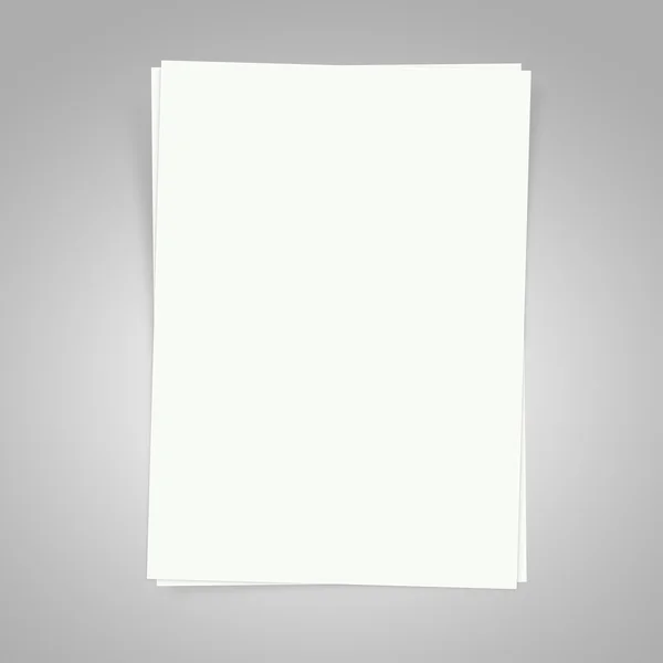 空白纸 — 图库照片