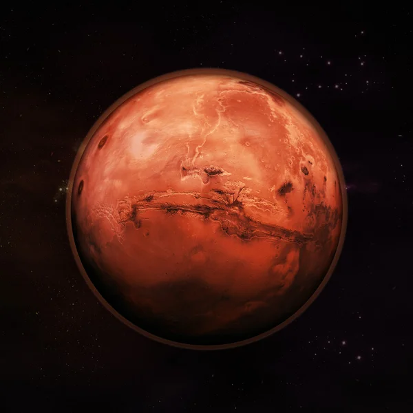 Mars - Kızıl gezegen — Stok fotoğraf
