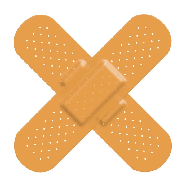 Plaster bandaż krzyż — Zdjęcie stockowe