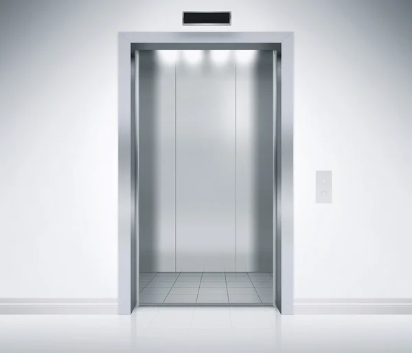 Puertas del elevador abiertas — Foto de Stock