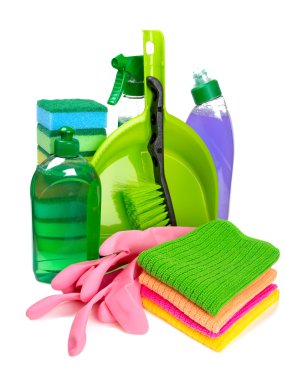 Renkli temizlik seti