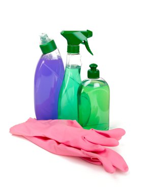 Beyaz temizlik araçları