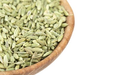 Beyaz arka plan üzerinde izole rezene tohumu