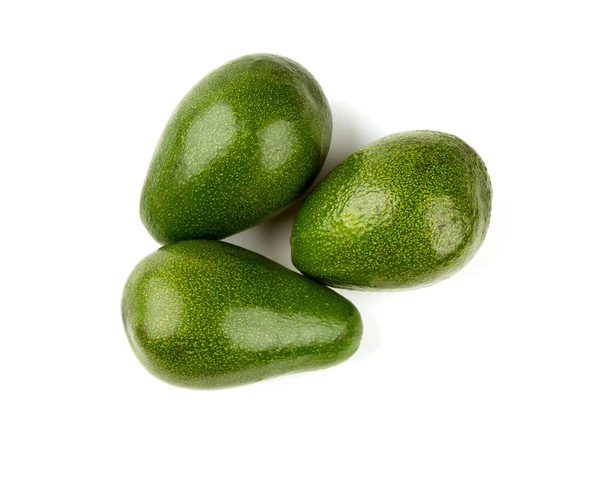 Färsk avokado frukt isolerad på vit — Stockfoto