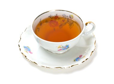çay beyaz izole vintage Kupası