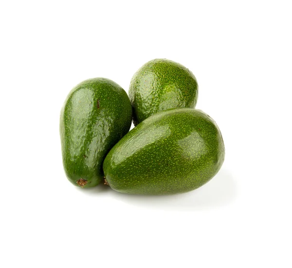 Verse avocado groenten geïsoleerd op wit — Stockfoto