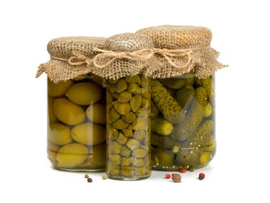 kavanoz turşu, Kapari ve zeytin