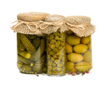 kavanoz turşu, Kapari ve zeytin