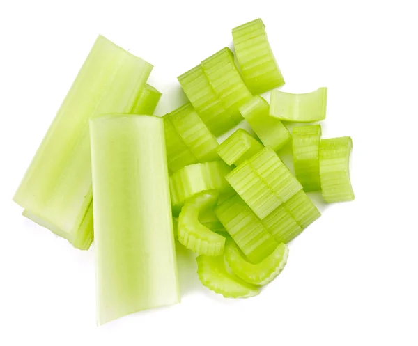 Fresh celery isolated on white background — Stock Photo, Image