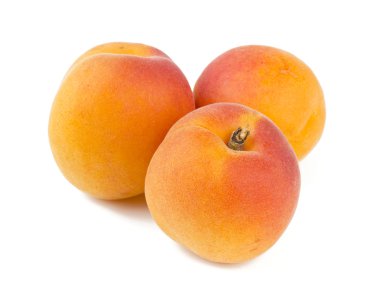 beyaz izole kayısı