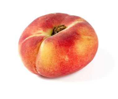donut peaches beyaz izole