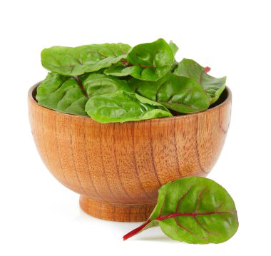 Pancar bebek yaprakları beyaz arka planda izole