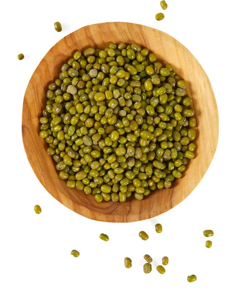 Mung Beans Isolated White Background — Stock Photo, Image