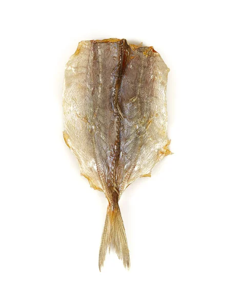 Dried Fish Isolated White Background — Stock Photo, Image
