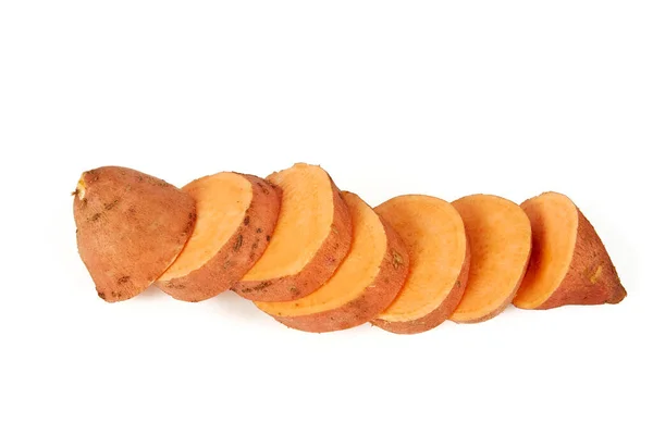 Sweet Potato Isolated White Background — Stock Photo, Image