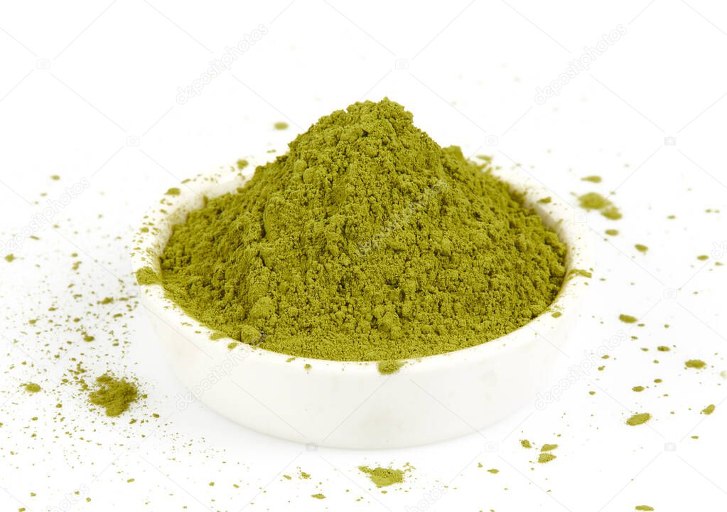 Matcha fine powdered green tea