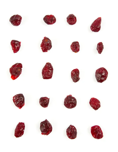Cranberries Isolated White Background — Stock Photo, Image