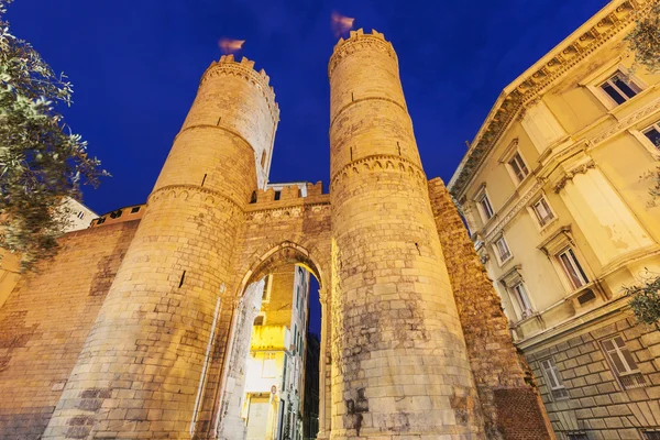 Porta Soprana a Genova — Foto Stock