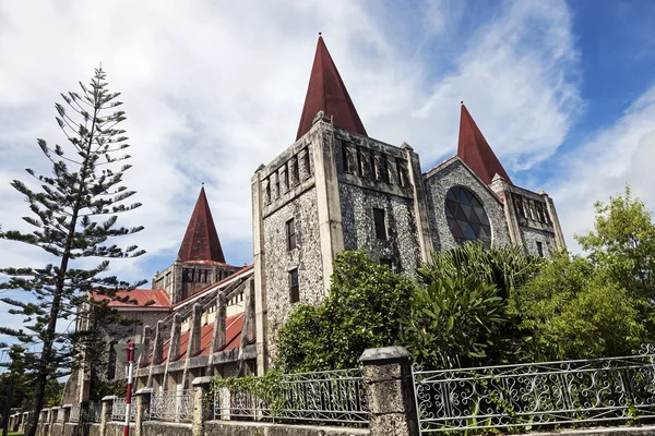 Nuku'Alofa belvárosában székesegyház — Stock Fotó