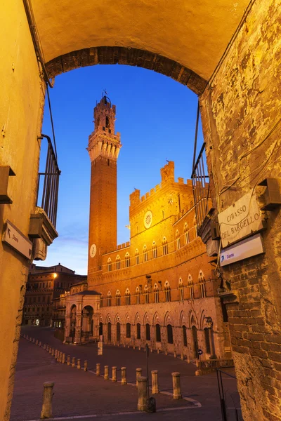 Stadhuis van Siena — Stockfoto