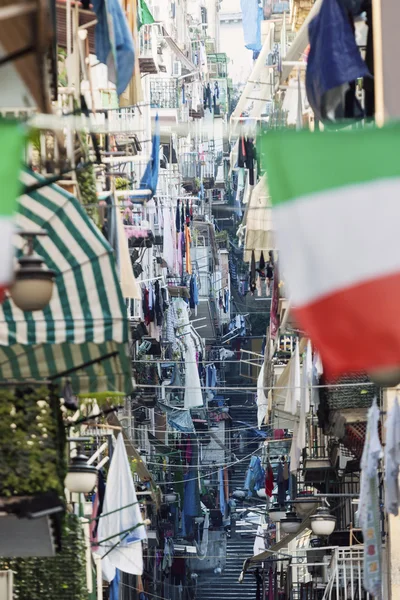 Calles estrechas de Nápoles — Foto de Stock