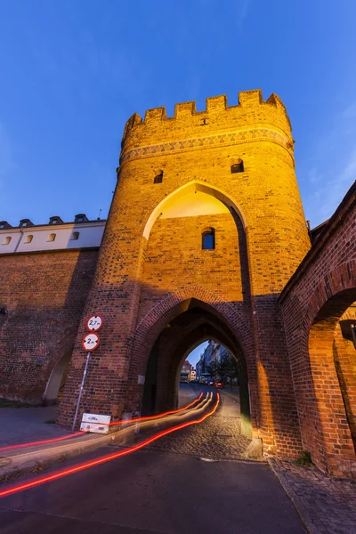 Porta del Ponte a Torun — Foto Stock