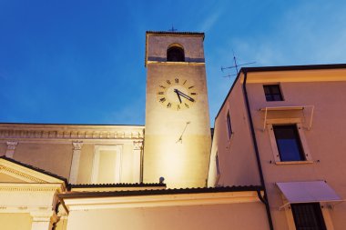 Clock tower in Desenzano del Garda clipart