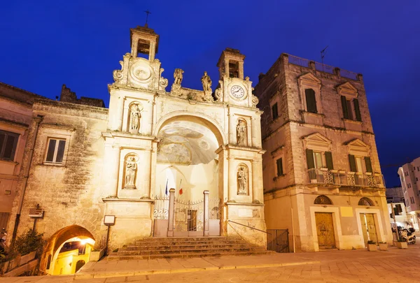 Piazza del Sedile i Matera — Stockfoto