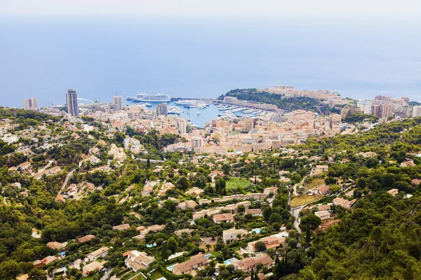 Monako architektura - antenowe panorama — Zdjęcie stockowe