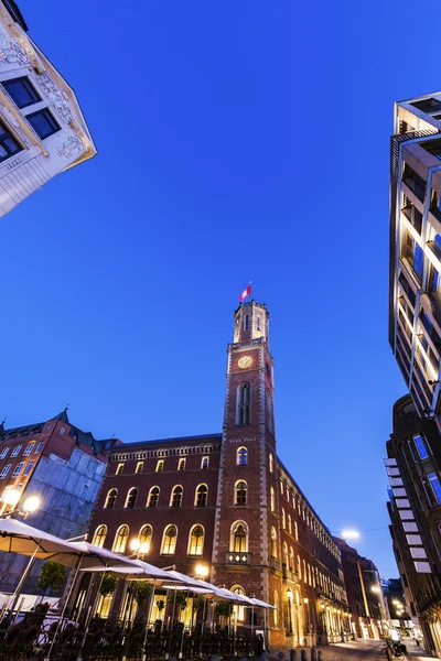 Die alte post in hamburg — Stockfoto