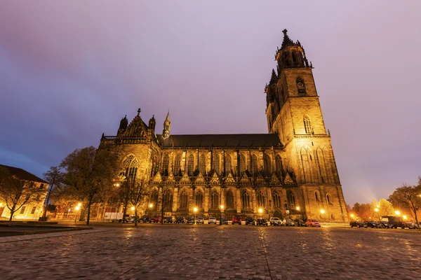 Domplatz em Magdeburg — Fotografia de Stock