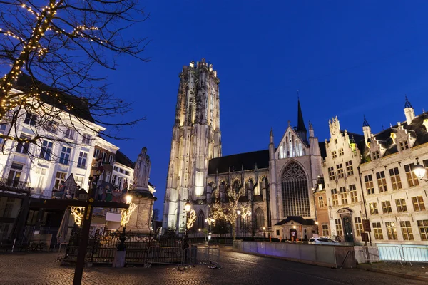 Καθεδρικός Ναός του Αγίου Rumbold σε Mechelen — Φωτογραφία Αρχείου