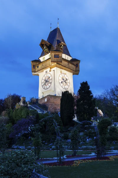 L'Uhrturm a Graz — Foto Stock