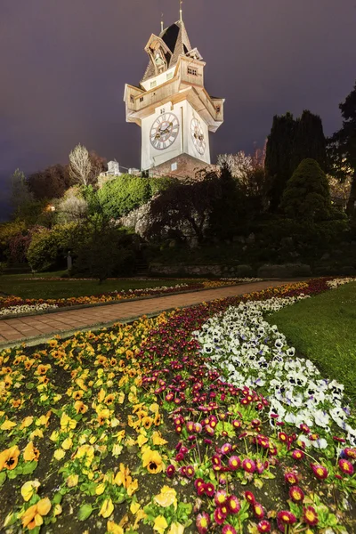 El Uhrturm en Graz — Foto de Stock