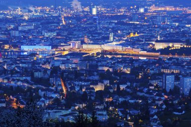 Linz panorama geceleri