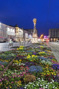 Hauptplatz Linz'deki sütun