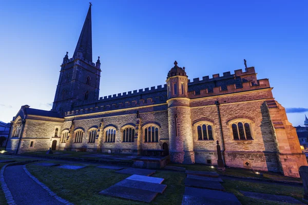 St. Columb katedrális a Derry — Stock Fotó