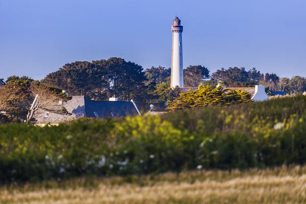 Trezien fyr i Frankrike — Stockfoto