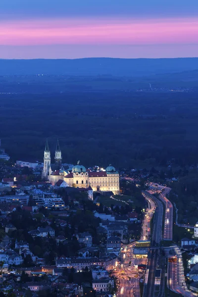 Veduta aerea del monastero di Klosterneuburg — Foto Stock