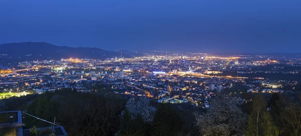 Linzer Stadtpanorama — Stockfoto