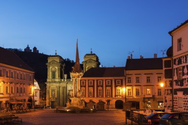 St. Anne's kilise ana Meydanı'Mikulov. Mikulov 