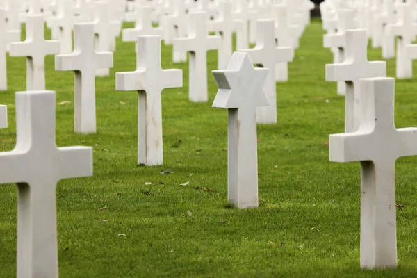 Normandy American Cemetery and Memorial in Saint Laurent sur Mer — Stock Photo, Image