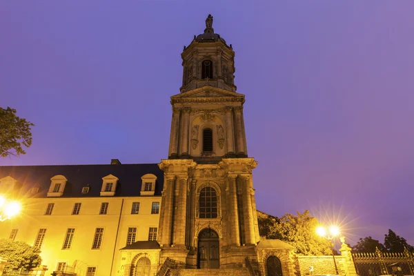 Kostel Notre-Dame-en-Saint-Melaine v Rennes — Stock fotografie