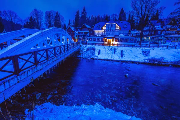 斯宾德勒夫 梅林的建筑 Spindleruv Mlyn Hradec Kralove Czechia — 图库照片