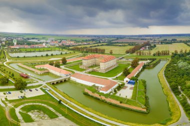 Slovakya 'daki kolik şato. Holiç, Trnava Bölgesi, Slovakya.