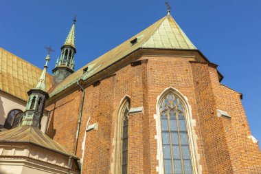 Krakow 'daki Aziz Francis Bazilikası. Krakow, Polonya, Polonya.