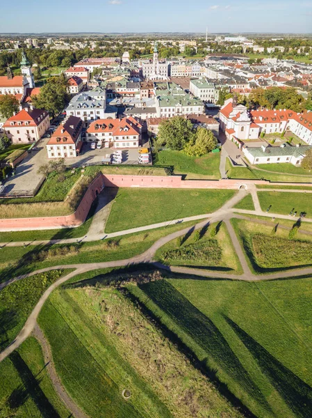 Zamosc Panorámája Zamosc Lublin Lengyelország — Stock Fotó